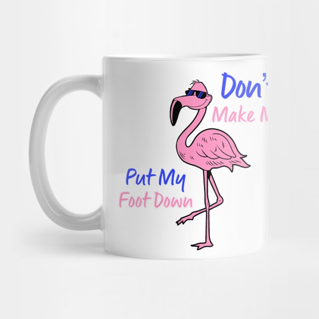 Funny Pink Flamingo by alexwestshop